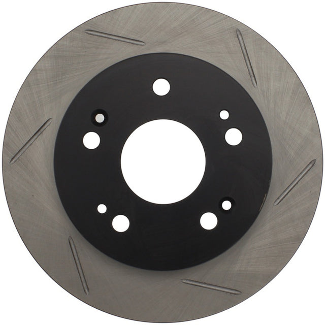 StopTech Power Slot Slotted 06-08 Honda Civic Si Rear Left Rotor Stoptech Brake Rotors - Slotted  AXOPROS