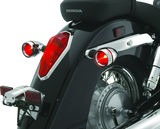 Kuryakyn Deep Dish Bezels With Red Lenses Kuryakyn Light Accessories and Wiring  AXOPROS