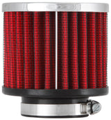 K&N 1.5in Flange ID x 3in OD x 2.5in H Chrome Finish Rubber Base Crankcase Vent Filter K&N Engineering Air Filters - Universal Fit  AXOPROS