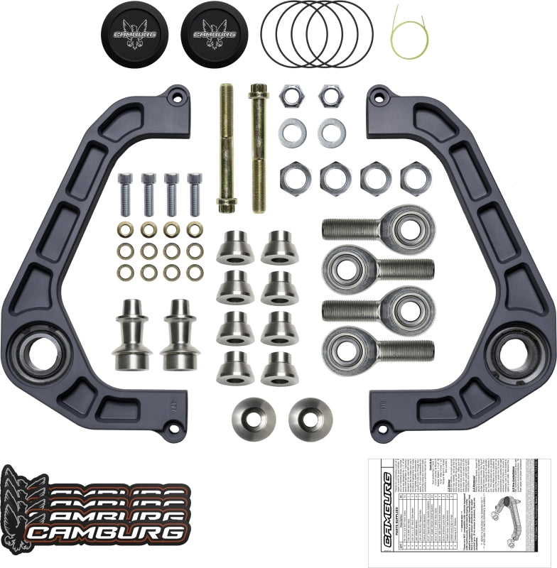 Camburg Ford F-150 2WD/4WD 21-23 KINETIK V2 Performance Billet Uniball Upper Arms Camburg Suspension Arms & Components  AXOPROS
