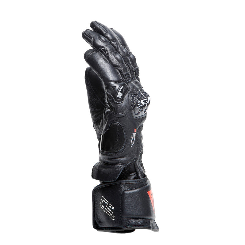 Dainese Carbon 4 Long Leather Gloves Black/Black/Black - XL Dainese Gloves  AXOPROS