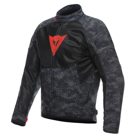 Dainese Ignite Air Tex Jacket Camo-Gray/Black/Fluorescent-Red Size - 56 Dainese Jackets - Textile  AXOPROS
