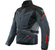 Dainese Tempest 3 D Dry Jacket Ebony/Black/Lava Red Size - 50 Dainese Jackets - Textile  AXOPROS
