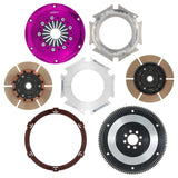 Exedy 1989-1994 Nissan 240SX Hyper Twin Cerametallic Clutch Sprung Center Disc Push Type Cover Exedy Clutch Kits - Multi  AXOPROS