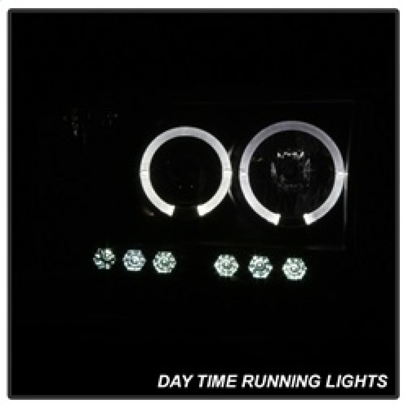 Spyder Dodge Ram 1500 02-05 03-05 Projector Headlights LED Halo LED Blk Smke PRO-YD-DR02-HL-BSM SPYDER Headlights  AXOPROS
