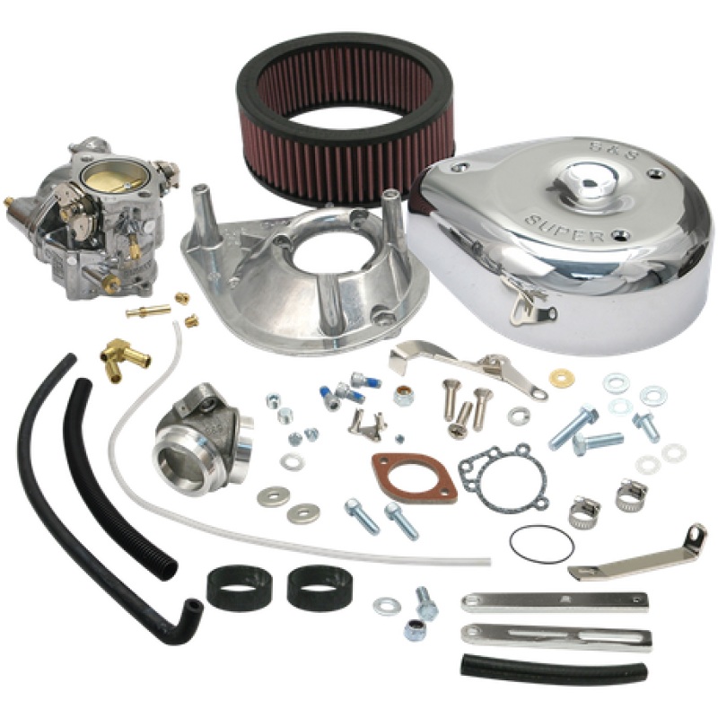 S&S Cycle 79-84 BT Models Super E Carburetor Kit -Standard Tanks S&S Cycle Carburetor Rebuild Kits  AXOPROS