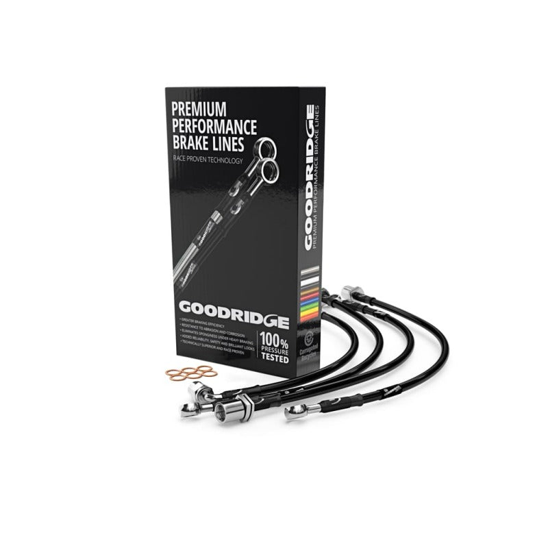 Goodridge 2016+ Ford Focus RS MK3 Phantom Stainless Steel Brake Lines Goodridge Brake Line Kits  AXOPROS