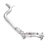 Stainless Works 2015-16 Mustang Downpipe 3in High-Flow Cats Factory Connection Stainless Works Downpipes  AXOPROS