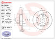 Brembo OE Brembo OE 16-24 Honda Civic/19-22 Insight UV Coated Brake Disc - Rear Brake Rotors - OE aftermarket performance part
