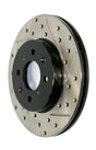 StopTech 15-19 Subaru WRX (Excl. Eyesight Technology) Rear Left Sport Drilled & Slotted Rotor Stoptech Brake Rotors - Slot & Drilled  AXOPROS