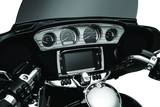 Kuryakyn Tri-Line Gauge Trim 14-Up Touring Models Chrome Kuryakyn Gauges  AXOPROS