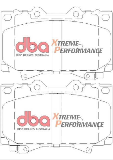 DBA 00-07 Toyota Land Cruiser XP650 Front Brake Pads DBA Brake Pads - Performance  AXOPROS