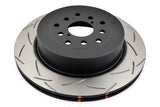 DBA 01-07 Subaru WRX/STI 10 Stud Hole Rear Slotted 4000 Series Rotor DBA Brake Rotors - Slotted  AXOPROS