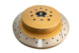 DBA 02-07 Subaru WRX STi 10 Stud Hole Rear Drilled & Slotted Street Series Rotor DBA Brake Rotors - Slot & Drilled  AXOPROS