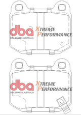DBA 03-06 EVO / 04-09 STi / 03-07 350Z Track Edition/G35 w/ Brembo XP650 Rear Brake Pads DBA Brake Pads - Performance  AXOPROS