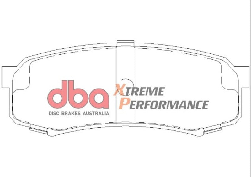 DBA 03-09 Toyota 4Runner XP650 Rear Brake Pads DBA Brake Pads - Performance  AXOPROS