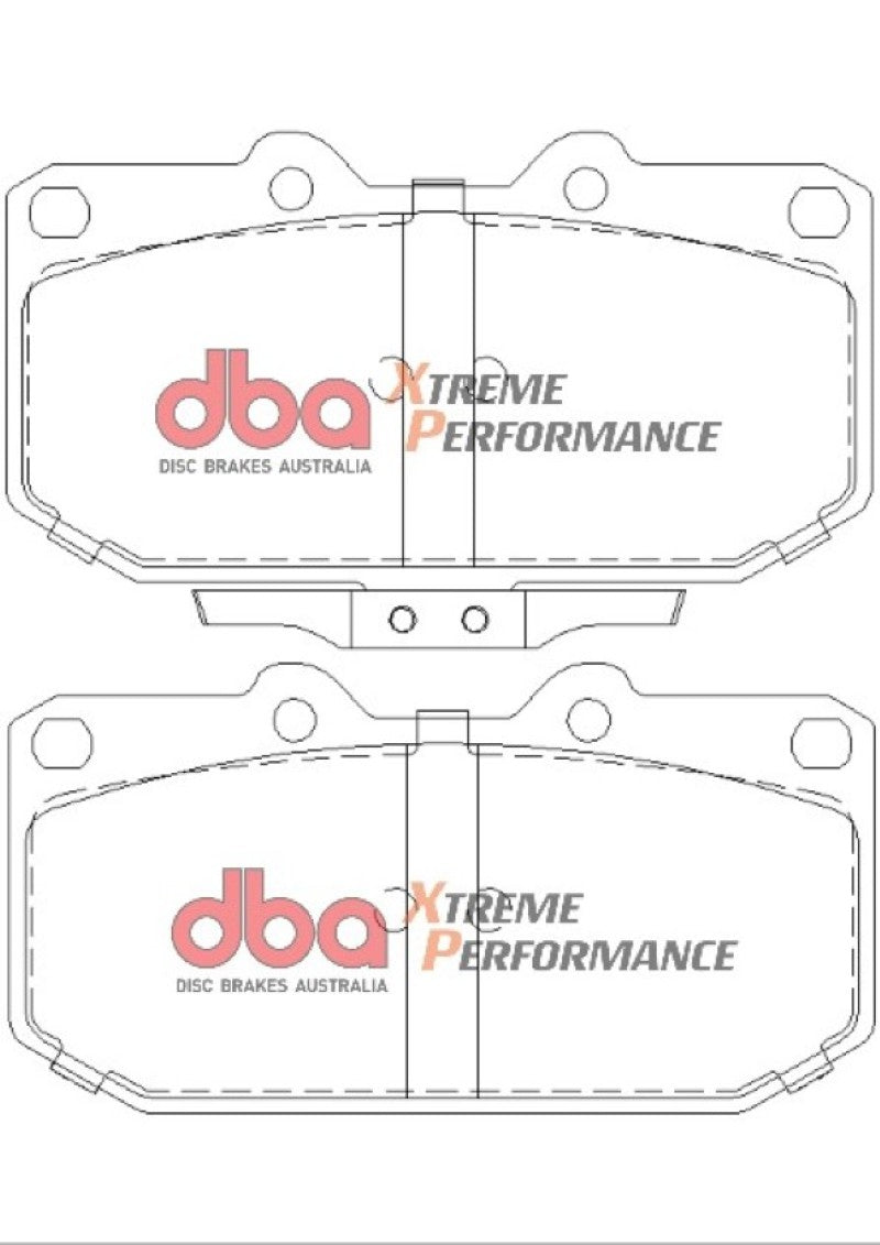 DBA 06-07 Subaru WRX XP650 Front Brake Pads DBA Brake Pads - Performance  AXOPROS