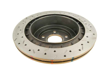 DBA 06-07 WRX / 05-08 LGT Rear Drilled & Slotted 4000 Series Rotor DBA Brake Rotors - Slot & Drilled  AXOPROS