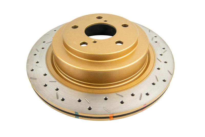 DBA 06-07 WRX / 05-08 LGT Rear Drilled & Slotted 4000 Series Rotor DBA Brake Rotors - Slot & Drilled  AXOPROS