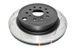 DBA 08-10 STi/2017 BRZ w/Perf. Pkg. Dual-Drilled Rear Slotted 4000 Series Rotor DBA Brake Rotors - Slotted  AXOPROS