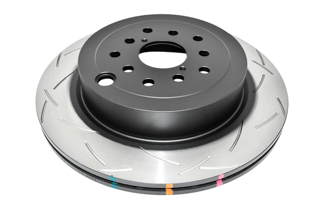 DBA 08-10 STi/2017 BRZ w/Perf. Pkg. Dual-Drilled Rear Slotted 4000 Series Rotor DBA Brake Rotors - Slotted  AXOPROS