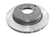 DBA 08-15 Mitsubishi Evolution X Rear Slotted 4000 Series Rotor DBA Brake Rotors - Slotted  AXOPROS