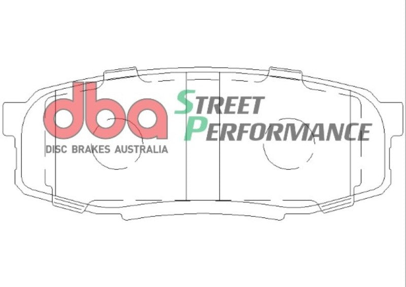 DBA 08-19 Lexus LX570 SP Performance Rear Brake Pads DBA Brake Pads - Performance  AXOPROS