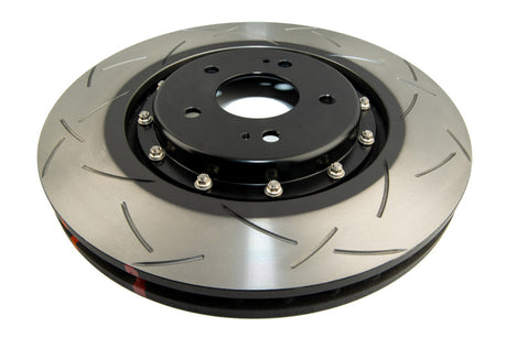 DBA 08+ EVO X Front Slotted 5000 Series 2 Piece Rotor Assembled w/ Black Hat DBA Brake Rotors - 2 Piece  AXOPROS