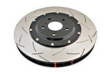 DBA 09-11 Nissan GTR R-35 Front Slotted 5000 Series 2 Piece Rotor Assembled w/ Black Hat DBA Brake Rotors - 2 Piece  AXOPROS