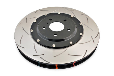 DBA 09-11 Nissan GTR R-35 Front Slotted 5000 Series 2 Piece Rotor Assembled w/ Black Hat DBA Brake Rotors - 2 Piece  AXOPROS