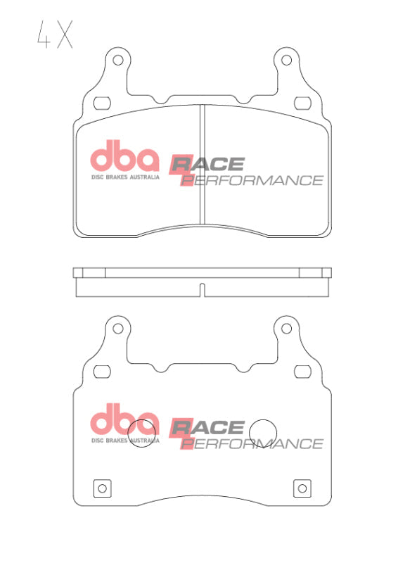 DBA 10-24 Chevrolet Camaro SS RP Performance Front Brake Pads DBA Brake Pads - Racing  AXOPROS