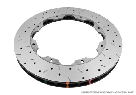 DBA 12+ Nissan GT-R 5000 Series Brembo Only Direct Replacement Rotor DBA Brake Rotors - 2 Piece  AXOPROS