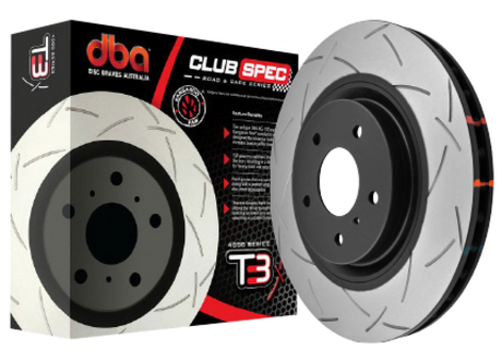 DBA 2020+ Chevrolet Corvette C8 J55 Z51 Front Slotted 4000 Series Rotor DBA Brake Rotors - Slotted  AXOPROS