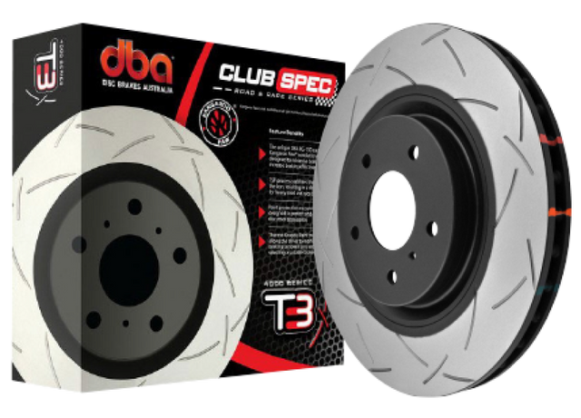 DBA 2020+ Chevrolet Corvette C8 J55 Z51 Front Slotted 4000 Series Rotor DBA Brake Rotors - Slotted  AXOPROS