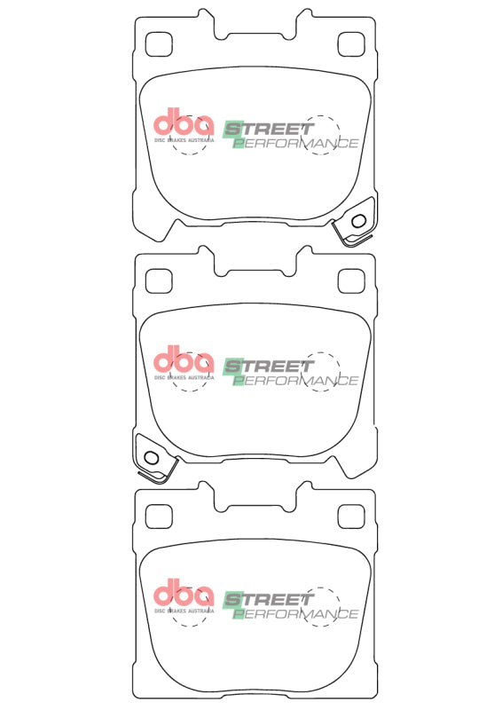 DBA 2022+ Toyota GR Corolla SP Performance Rear Brake Pads DBA Brake Pads - Performance  AXOPROS