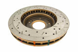 DBA 7/90-96 Turbo/6/89-96 Non-Turbo 300ZX Front Drilled & Slotted 4000 Series Rotor DBA Brake Rotors - Slot & Drilled  AXOPROS