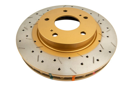 DBA 7/90-96 Turbo/6/89-96 Non-Turbo 300ZX Front Drilled & Slotted 4000 Series Rotor DBA Brake Rotors - Slot & Drilled  AXOPROS