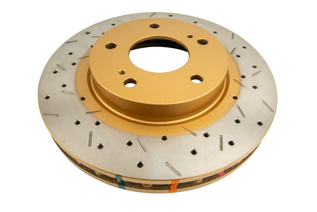 DBA 7/90-96 Turbo/6/89-96 Non-Turbo 300ZX Front Drilled & Slotted 4000 Series Rotor DBA Brake Rotors - Slot & Drilled  AXOPROS