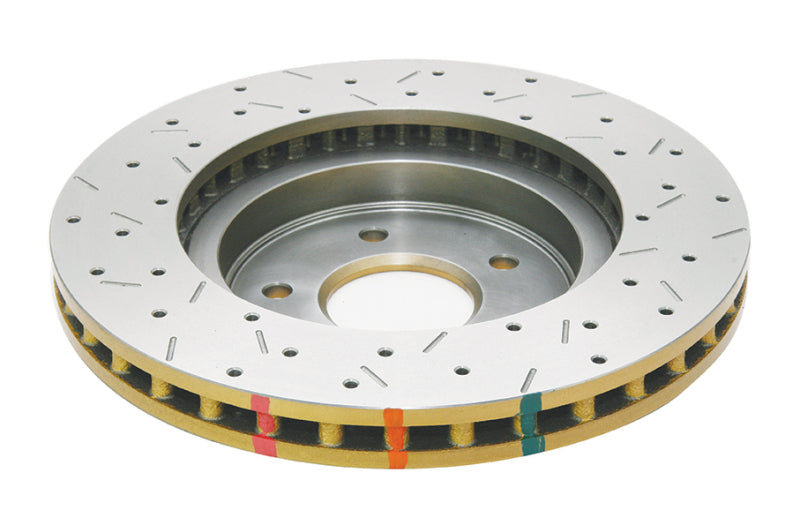 DBA 8/98+ Nissan Skyline R34 GTT Front Crossdrilled Slotted 4000 Series Rotor DBA Brake Rotors - Slotted  AXOPROS