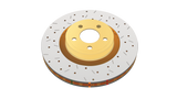 DBA 93-98 Supra Non-Turbo / 00-05 Lexus IS300 Front Drilled & Slotted 4000 Series Rotor DBA Brake Rotors - Slot & Drilled  AXOPROS