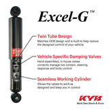 KYB Shocks & Struts Excel-G Front Left SUBARU Forester 2006-08 KYB Shocks and Struts  AXOPROS