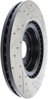 StopTech Slotted & Drilled Sport Brake Rotor Stoptech Brake Rotors - Slot & Drilled  AXOPROS