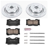 Power Stop 09-13 Infiniti FX50 Rear Z23 Evolution Sport Brake Kit PowerStop Brake Kits - Performance D&S  AXOPROS