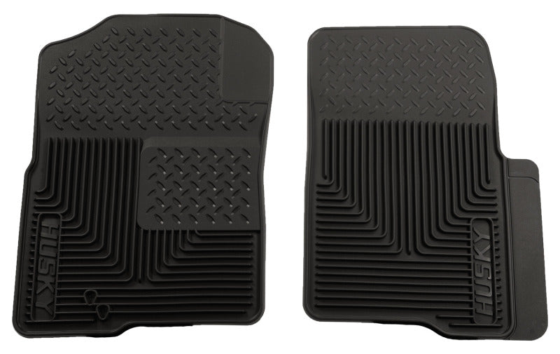 Husky Liners 04-09 Ford F-150 Custom Fit Heavy Duty Black Front Floor Mats Husky Liners Floor Mats - Rubber  AXOPROS