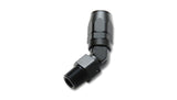Vibrant -6AN Male NPT 45Degree Hose End Fitting - 1/8 NPT Vibrant Fittings  AXOPROS