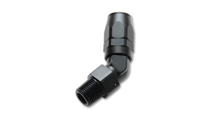 Vibrant -6AN Male NPT 45Degree Hose End Fitting - 3/8 NPT Vibrant Fittings  AXOPROS