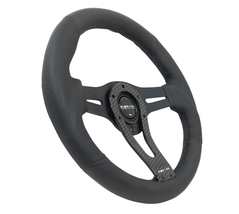 NRG Reinforced Steering Wheel (320mm) w/Carbon Center Spoke NRG Steering Wheels  AXOPROS