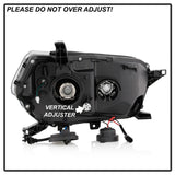 Spyder Signature Toyota 4Runner 10-13 Projector Headlights - Black (PRO-YD-T4R10SI-BK) SPYDER Headlights  AXOPROS