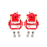 Power Stop 08-15 Toyota Sequoia Rear Red Calipers w/Brackets - Pair PowerStop Brake Calipers - Perf  AXOPROS