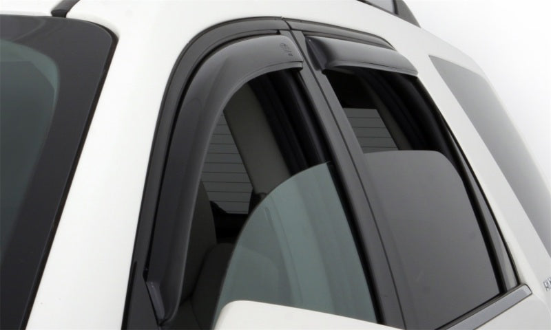 AVS 17-22 Mazda CX-5 In-Channel Ventvisor Front & Rear Window Deflectors 4pc - Smoke AVS Wind Deflectors  AXOPROS
